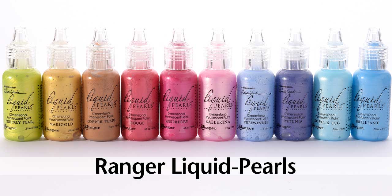 Ranger Liquid-Pearls, Stempelkissen/-Farben, Zubehör