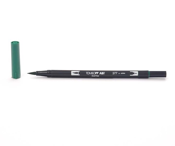 Tombow Dual Brush Pen - Dark Green - Dunkelgrün