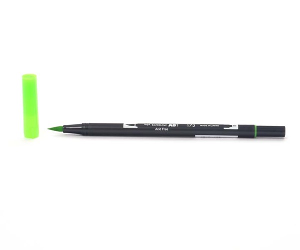 Tombow Dual Brush Pen - Willow Green - Weiden Grün